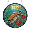 >SALE<Sea Turtle 2D Flat DIY Diamond Art Pendant Window Hanging Art for Home Decor