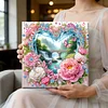 (Pre-Framed)Heart Landscape-Special Shape Diamond Painting Kit(25x25cm)