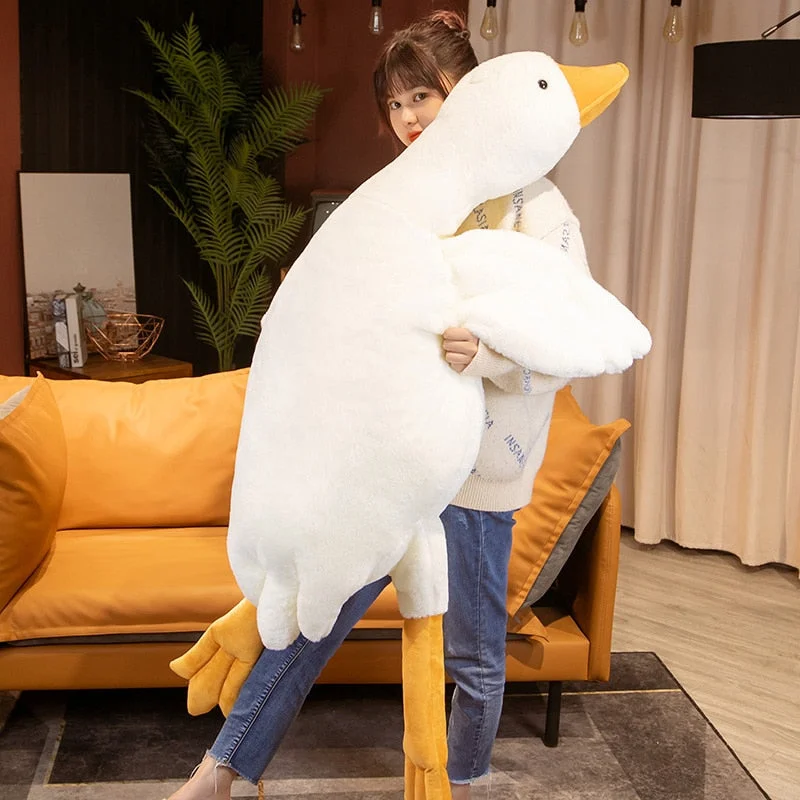 Mewaii® Cuteee Family Squishy Goose Plushie Lying Stuffed Animal Plush Toy