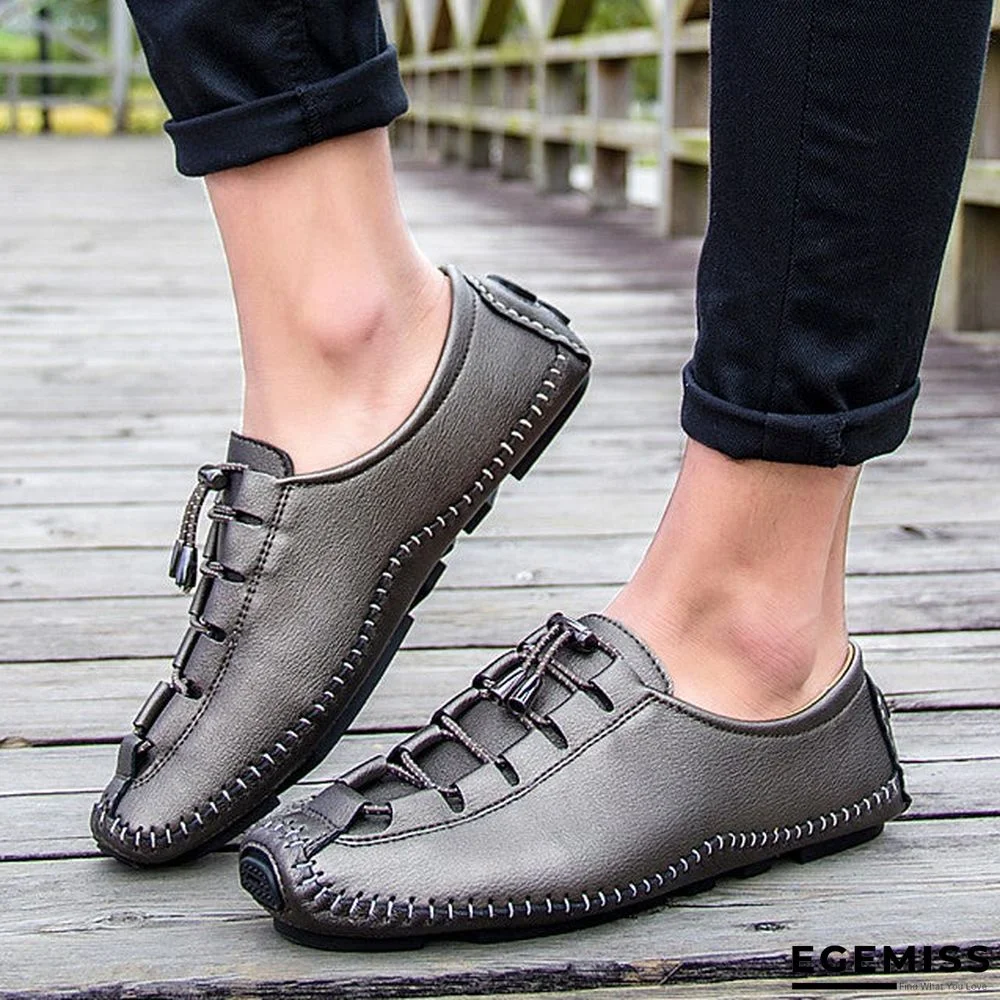 Men's Comfort Shoes Leather Spring / Fall Oxfords Red / Brown / Black / Party & Evening / Party & Evening / EU42 | EGEMISS