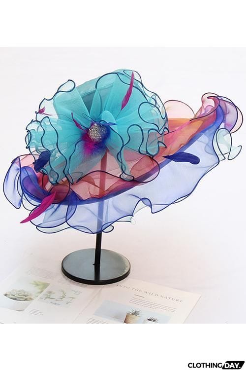 Organza Layer Flower Hat
