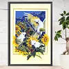 uk.everydayedeals (Limited Stock)Diamond Painting - Full Round - Framed Sunflower Parrot(40*60cm)