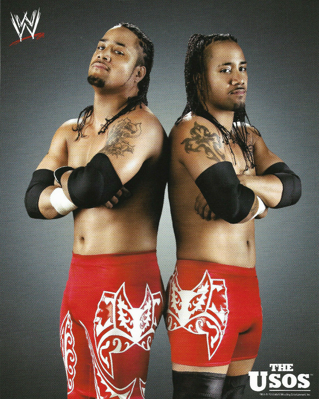 WWE JIMMY AND JAY USO THE USOS OFFICIAL 8X10 LICENSED PROMO Photo Poster painting