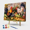 Painting By Numbers - DIY Flower Chicken(40*50 CM)