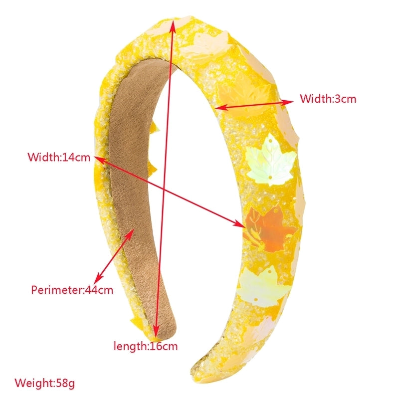 Casual Elegant Women’s Geometry Alloy Cloth Rhinestones Hair Band