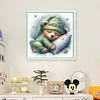 Sleeping Bear-11CT Stamped Cross Stitch 40*40cm/15.75*15.75in