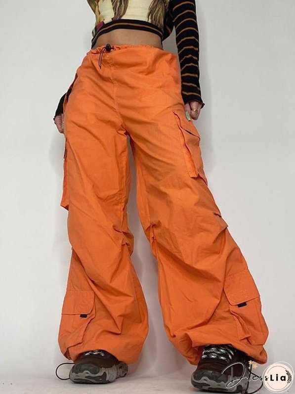 American Retro Street Style Cargo Pants