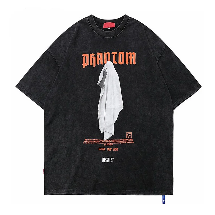 Hip Hop Streetwear Oversize Washed T-Shirt at Hiphopee