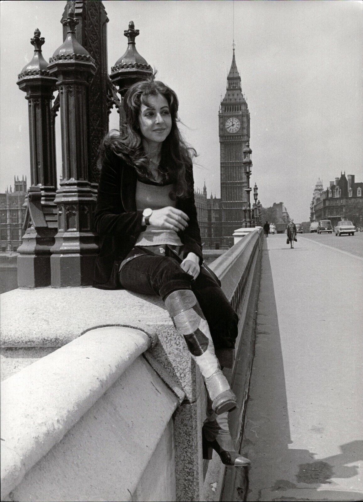 Vicky Leandros IN London - Vintage Press Photo Poster painting Norbert Unfried (U-7146