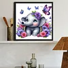 Diamond Painting-DIY Full Round Drill Elephant