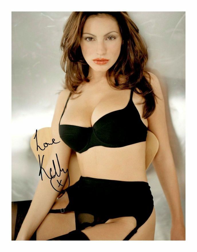 KELLY BROOK AUTOGRAPH SIGNED PP Photo Poster painting POSTER