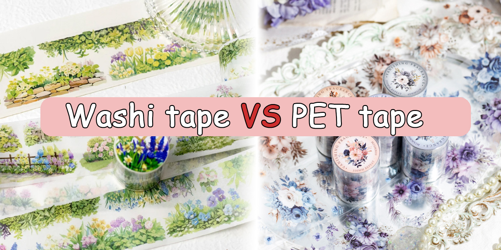 PET Tape vs Washi Tape: What’s the Difference (and How I Use Both!)