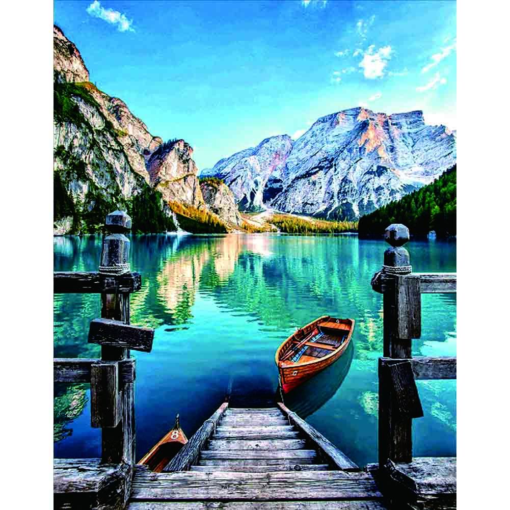 

40x50cm Square Drill Diamond Painting-Trestle View, 501 Original