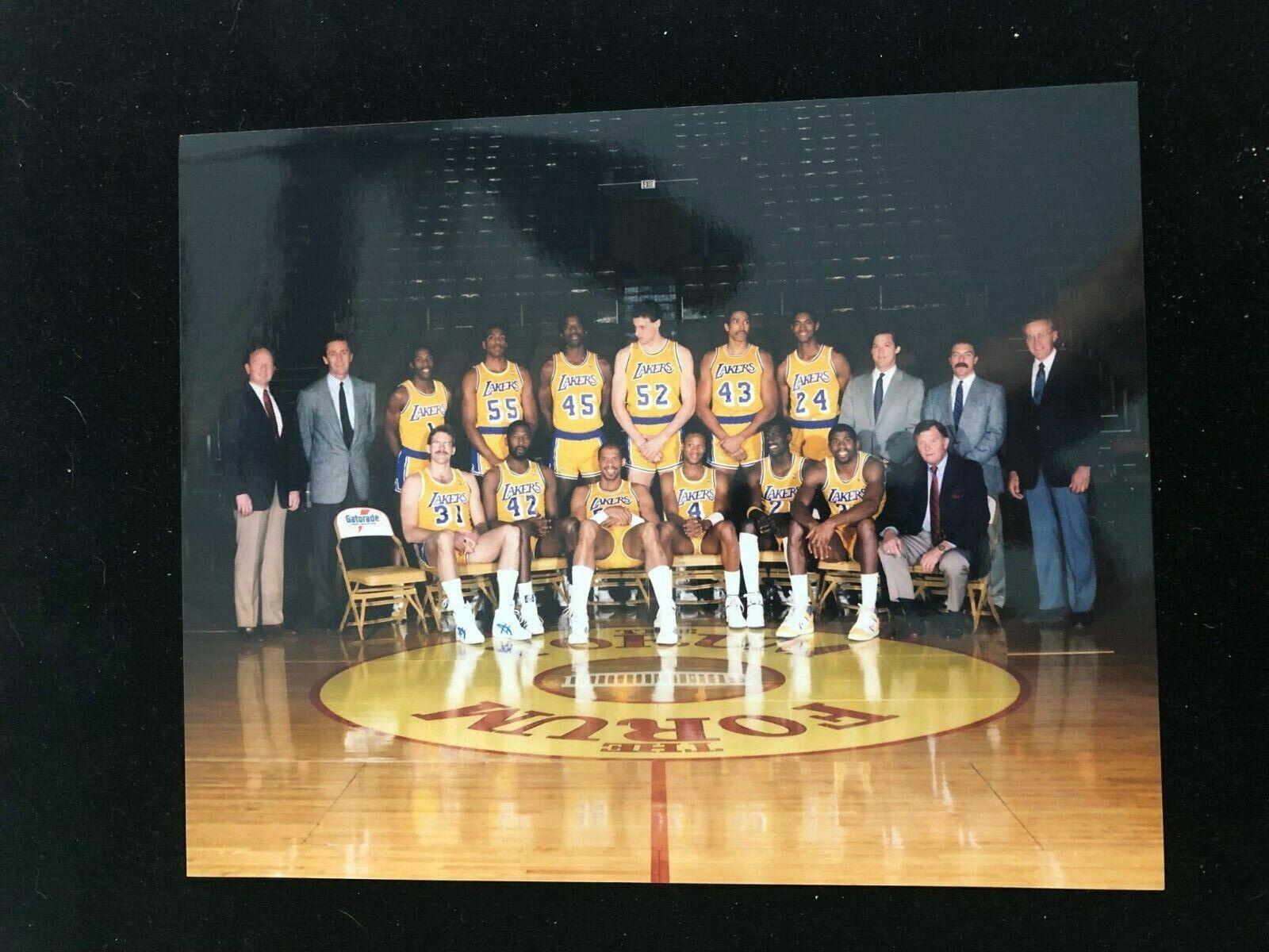 NEW 1986-87 Los Angeles Lakers Team Championship Photo Poster painting High Res Glossy 8x10