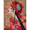uk.everydayedeals (Limited Stock)Cross Stitch - 11ct Stamped - Centres nationaux P&eacute;kin Opera Huadan-Exquis Edition (50*65cm)