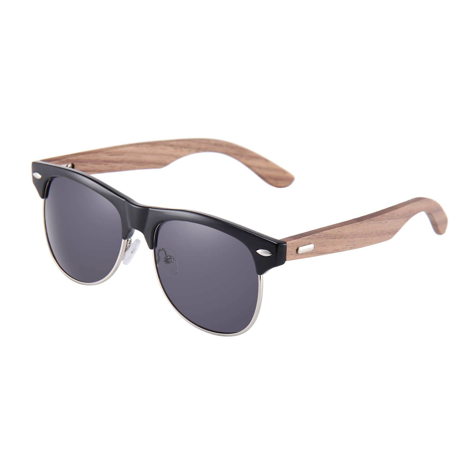 Mature Women & Men Fashion Plastic Half Frame Sunglasses
