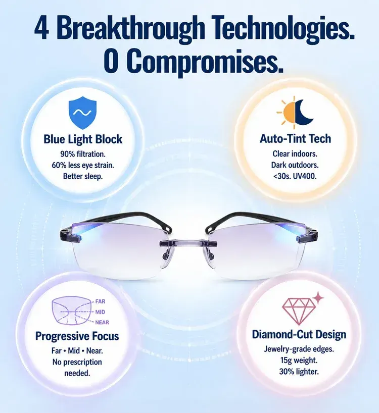 Smart Zoom Reading Glasses detail 3