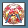 Diamond Painting-DIY Full Round Drill Love For Birds