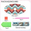 Diamond Painting Wine Glass Rack DIY Wine Glass Holder Storage Rack Diamond Art Acrylic Organizer Stemware Rack Kit