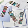 4Pcs Diamond Painting Books Flowers Diamond Painting Bookmark for Bookworm