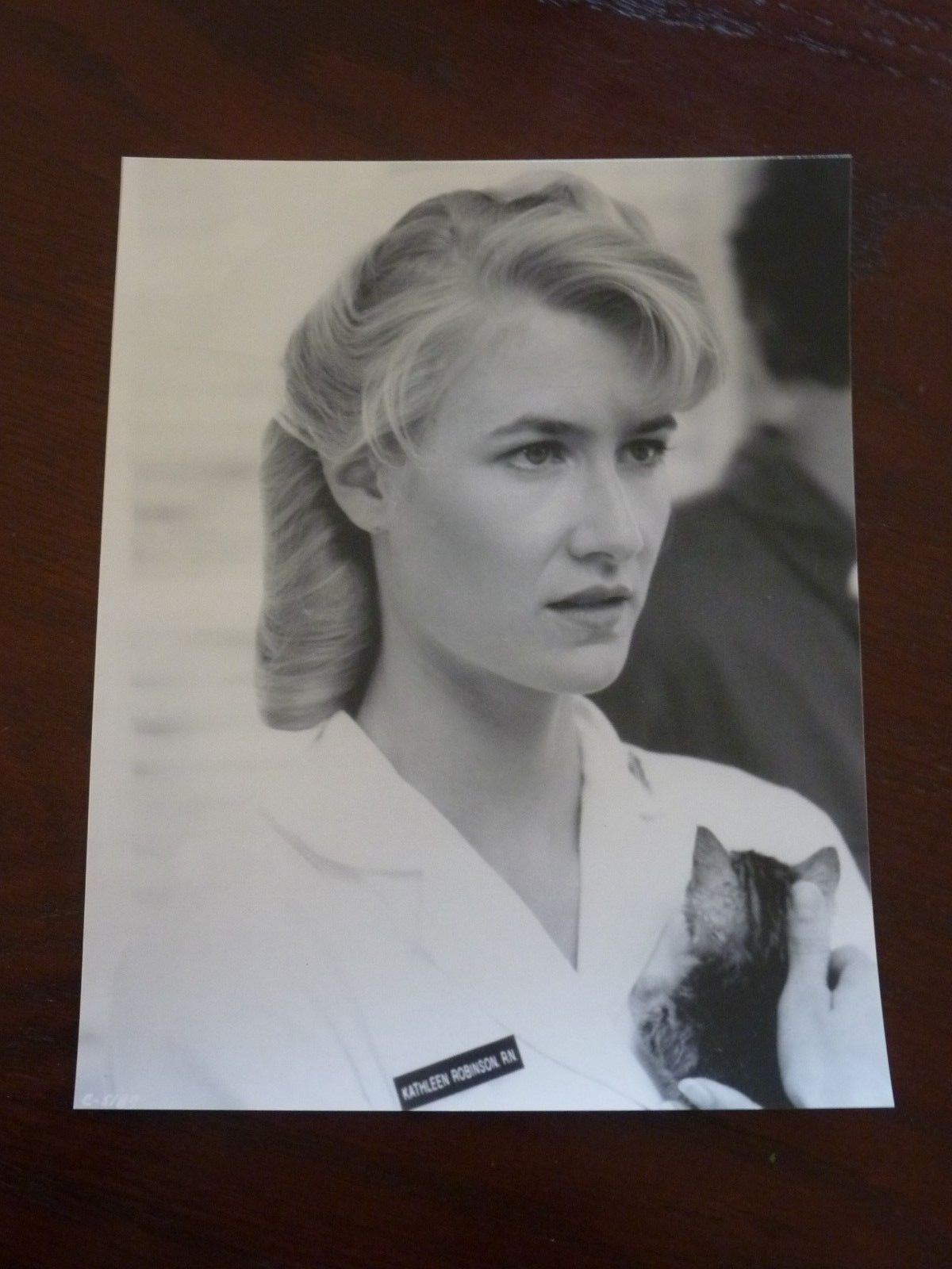 Laura Dern Sexy Actor 8x10 B&W Promo Photo Poster painting