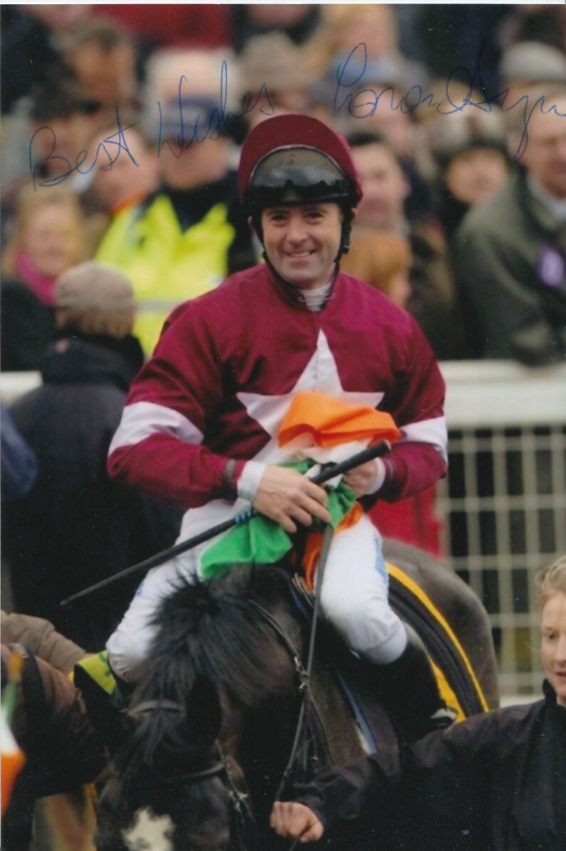 CONOR O'DWYER WAR OF ATTRITION HAND SIGNED 6X4 Photo Poster painting CHELTENHAM GOLD CUP 2006 1.