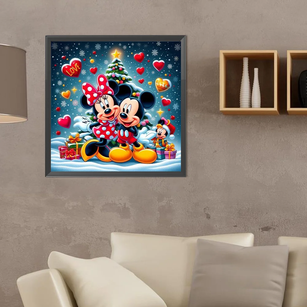 Diamond Painting - Full Round Drill - Mickey Minnie(Canvas|40*40cm)