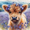 Diamond Painting-DIY Full Round Drill Cow