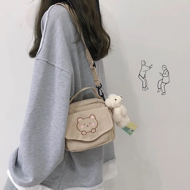 Kawaii Bear Anime Shoulder Bag FY007