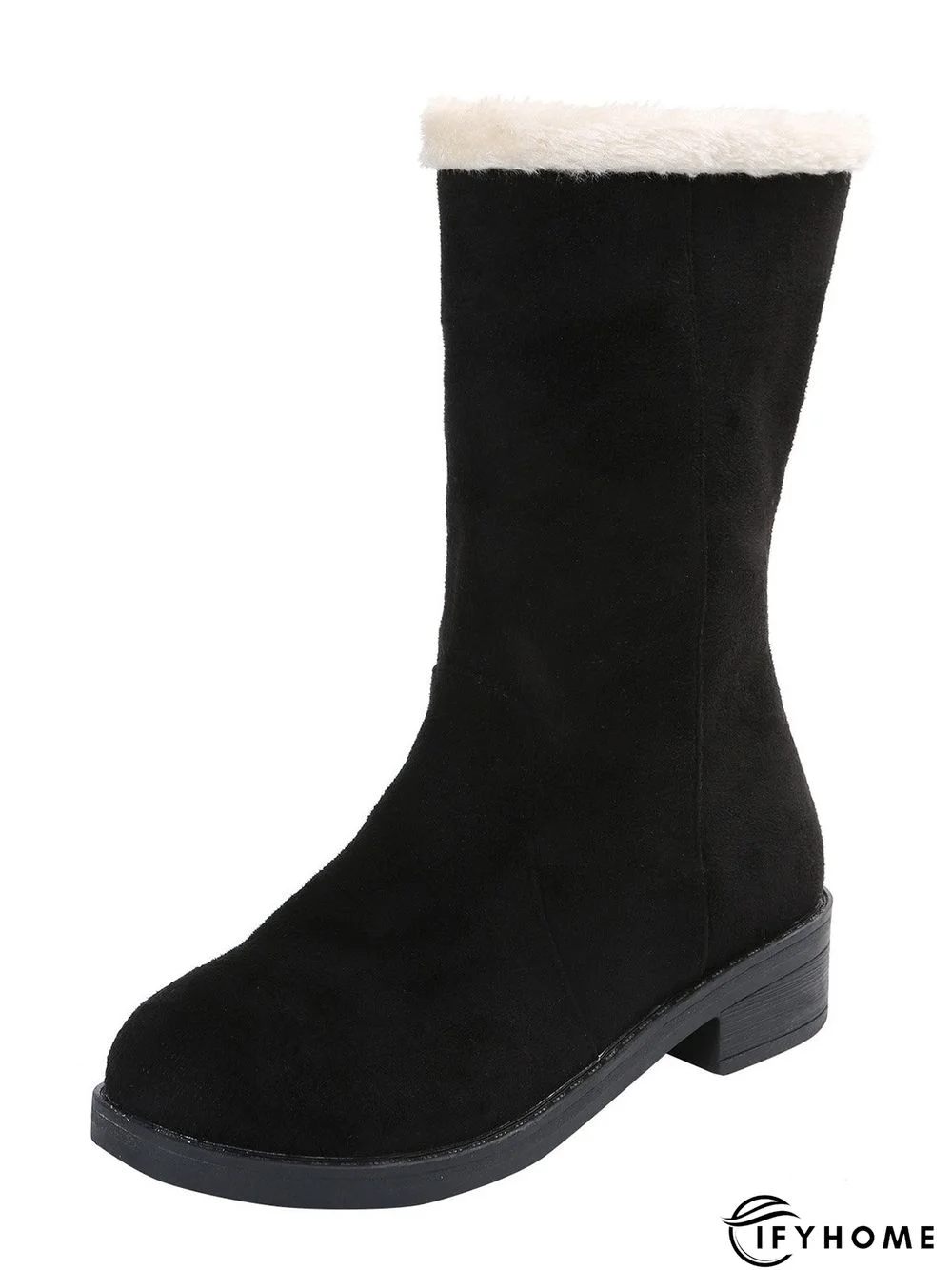 Plus Size Winter Casual Slip On Warm Lined Snow Boots | IFYHOME
