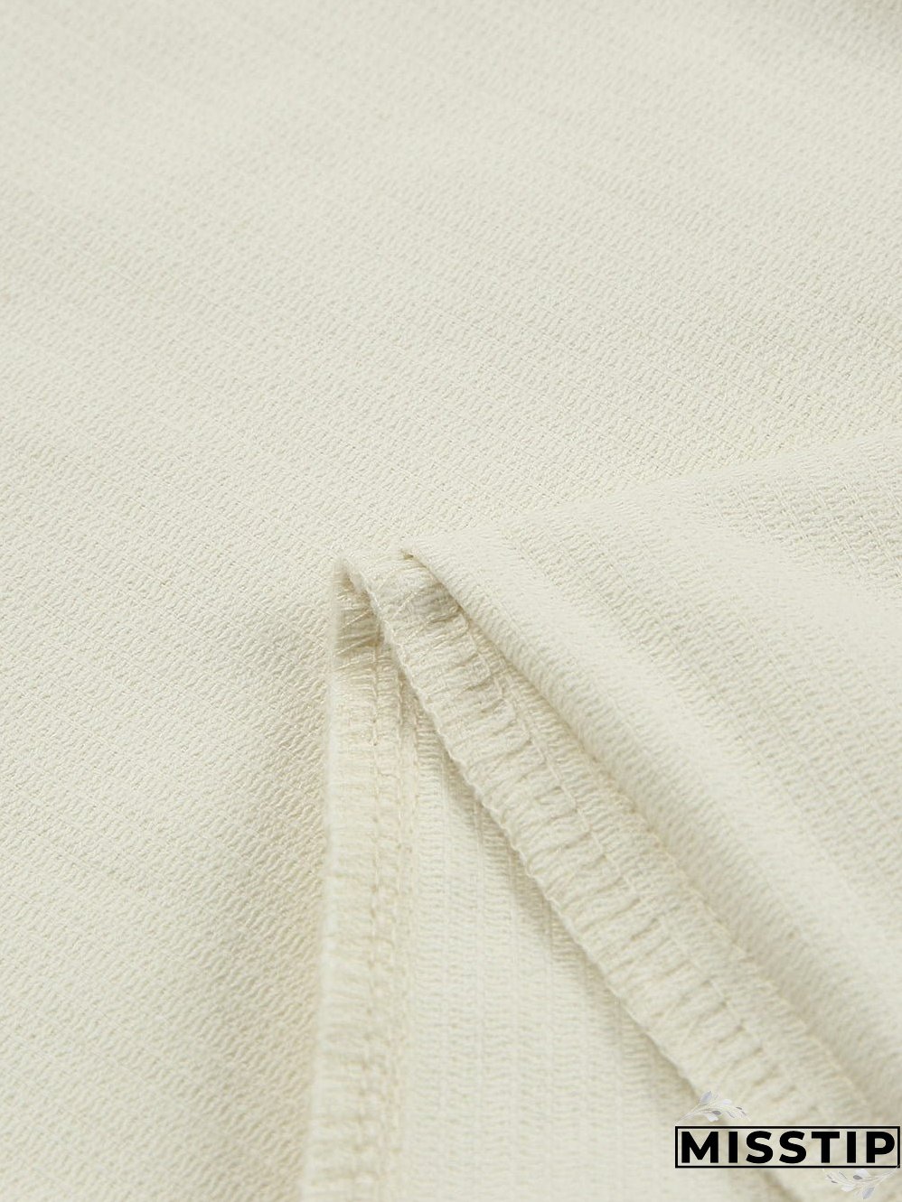 Beige Corduroy High Waist Trousers for Winter Casual Wear