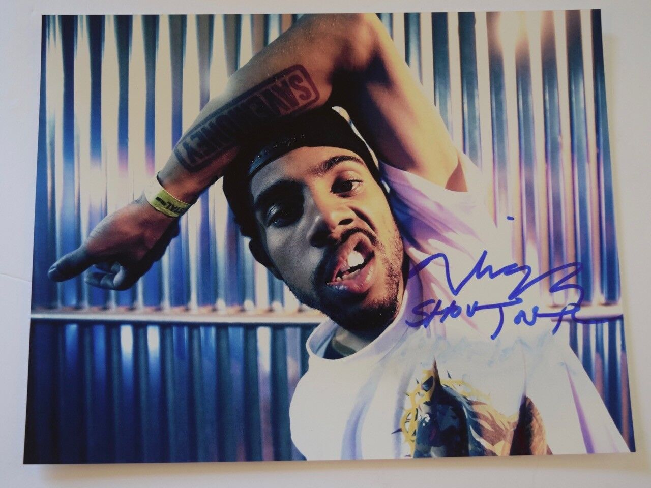 Vic Mensa Signed Autographed 11x14 Photo Poster painting Hip Hop Rapper Kids These Days COA VD