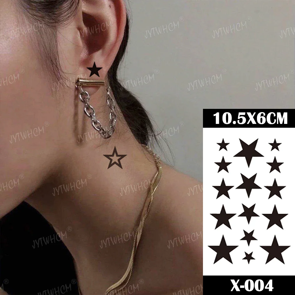 Sdrawing Butterfly Tattoo Women Sexy Waterproof Temporary Tattoo Heart Flame False Tattoo Arm Shoulder Neck Tattoo Women And Men