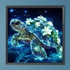 Flower Turtle-Full Round Diamond Painting