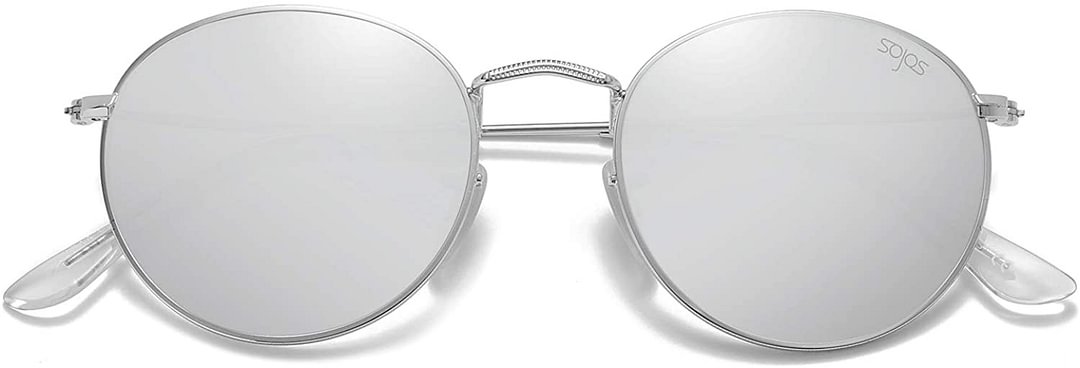 Polarized Sunglasses Classic Small Round Metal Frame for Women Men