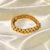 Bling Zircon 18K Golden Chain Bracelet