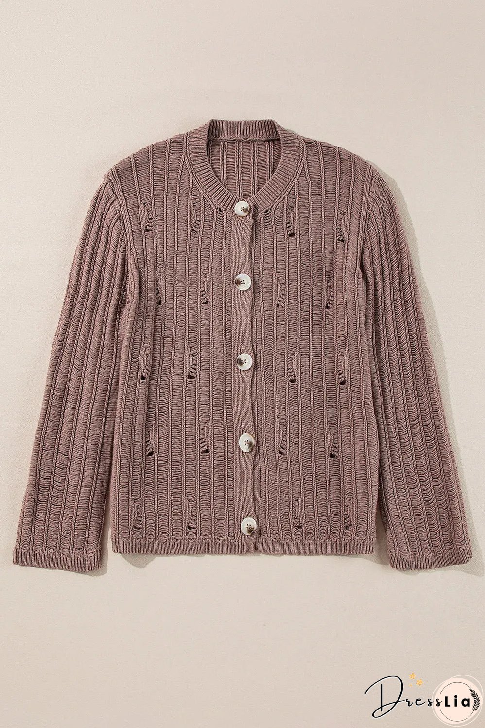 Button Up Long Sleeve Cardigan