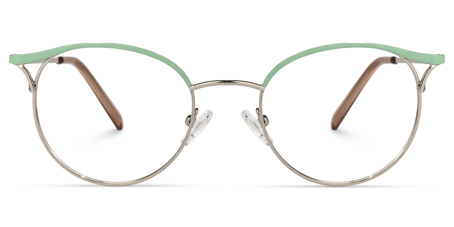 Luther GrÃ¼n-Silber Rund Brille GrÃ¼n-Silber