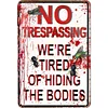No Trespassing - Metal Tin Signs(8*12Inch/12*16Inch)