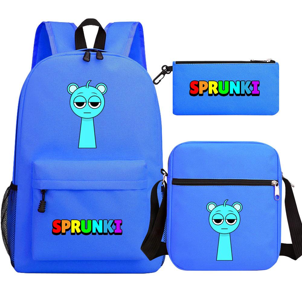 Mayoulove Sprunki Backpack Lightweight Durable Design for School and Outdoor Activities-Mayoulove