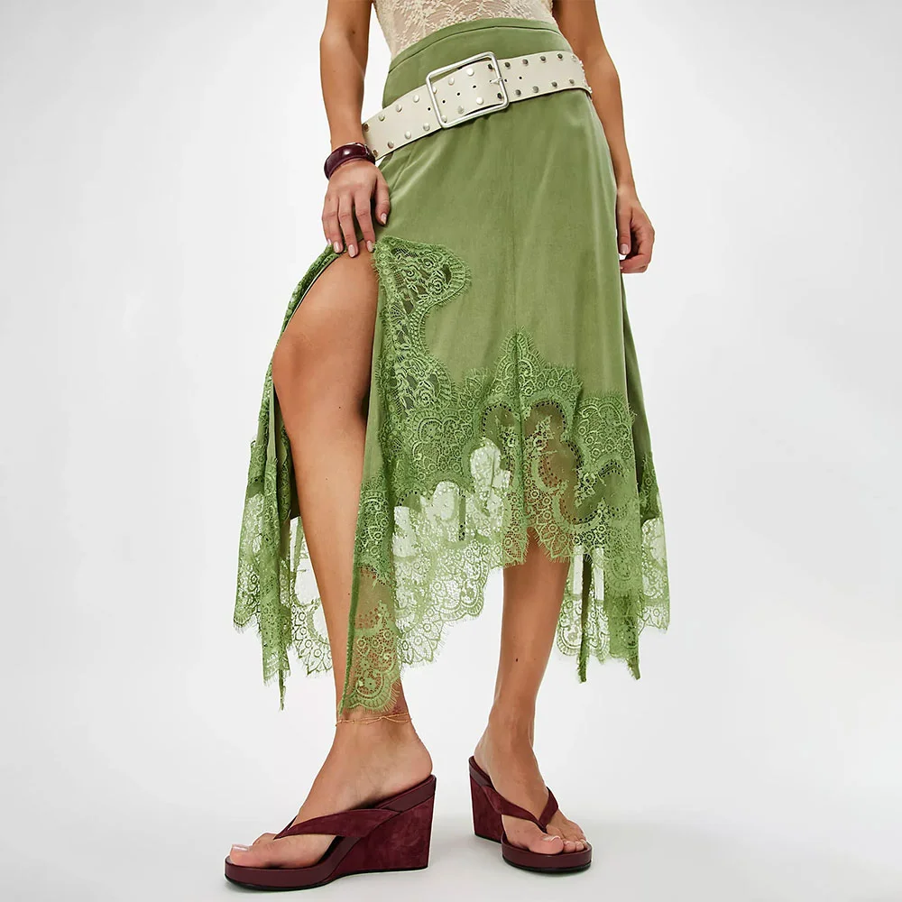 Vegan Suede Flip Flop Style Open Round Toe Wedge Sandals in Burgundy