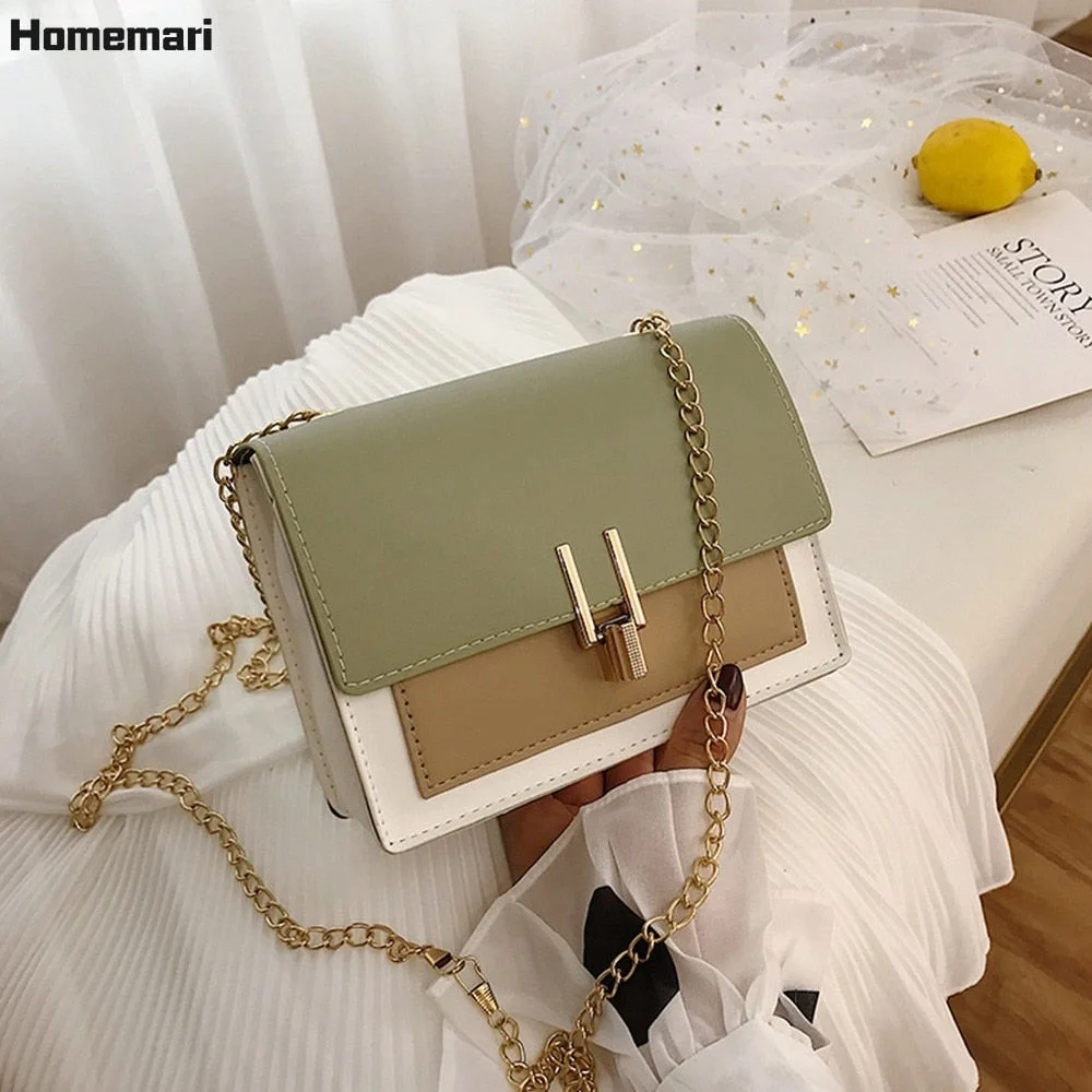 Fashion Marbling Crossbody Bags For Women 2021 PU Leather Shoulder Bag Waterproof Handbags For Women Korean Style Female Bags
