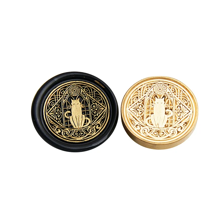 Diy Fire Lacquer Round Sealing Wax Stamp Head gbfke