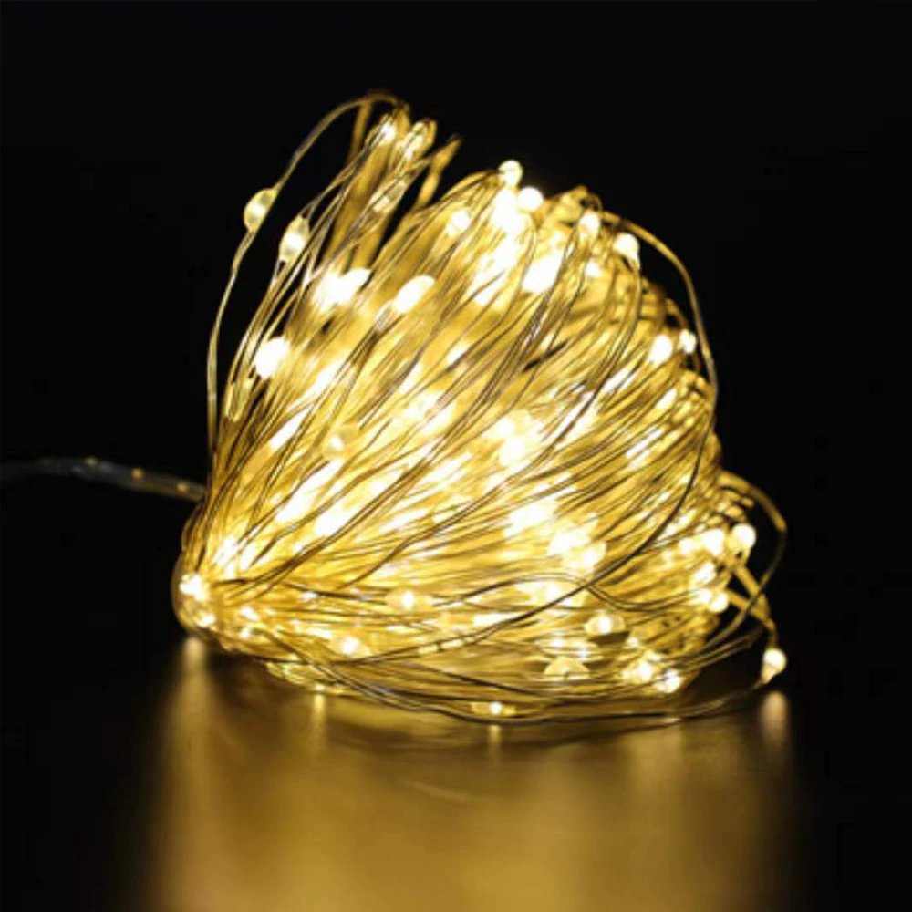 Led Copper Wire Fairy Lights USB Powered LED String Lights Holiday Outdoor Lamp Garland Luces for Christmas Party Wedding Decor