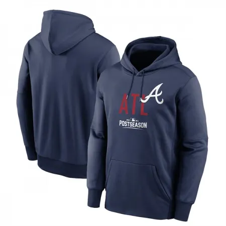 Men's Atlanta Braves Navy Hoodie 3W0Q