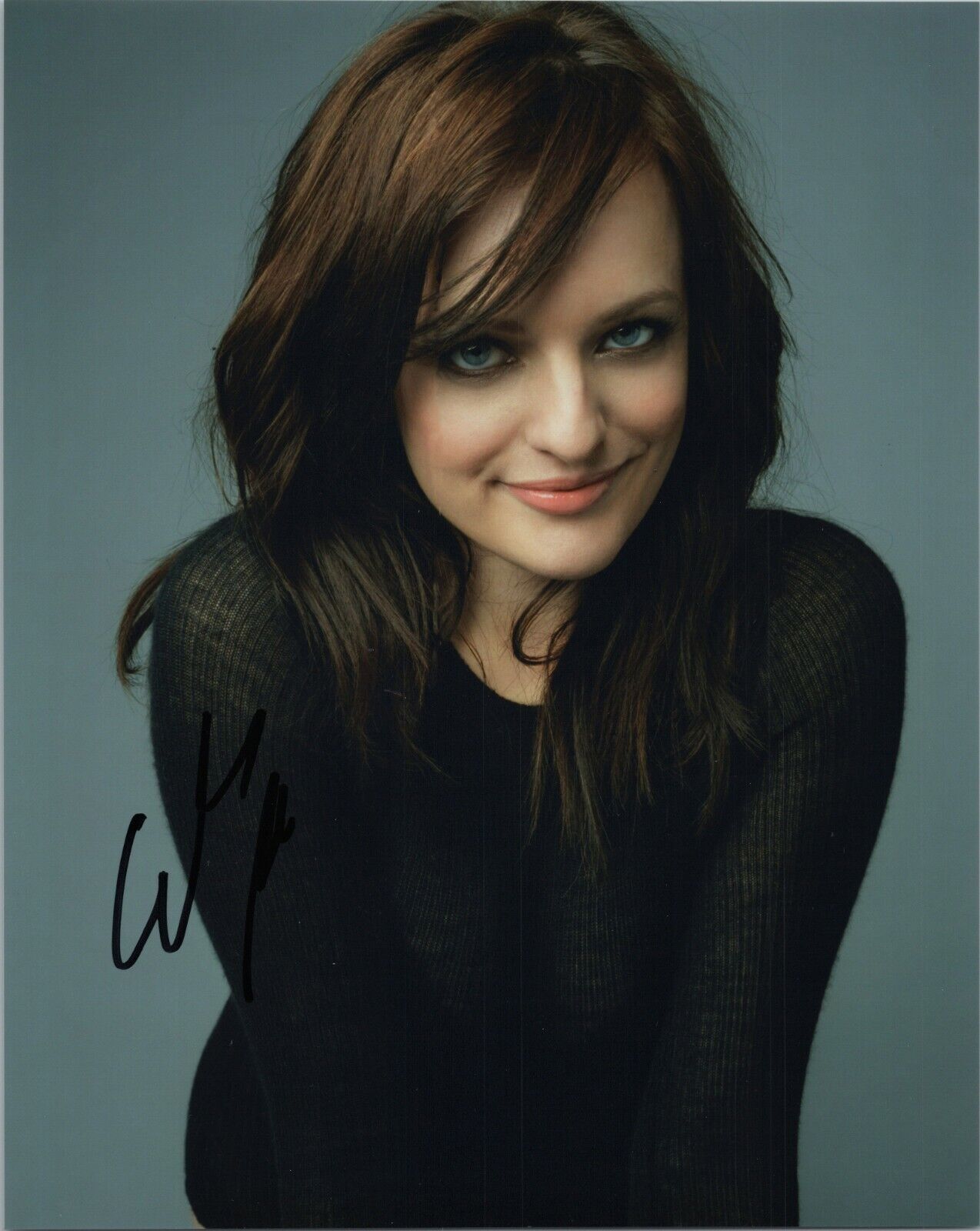 ~~ ELIZABETH MOSS Authentic Hand-Signed Handmaid's Tale