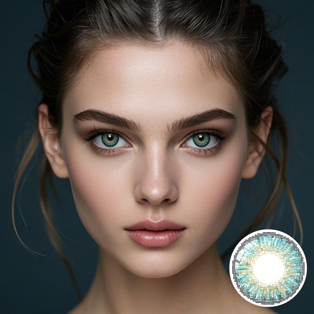 Star Turquoise Contact Lenses