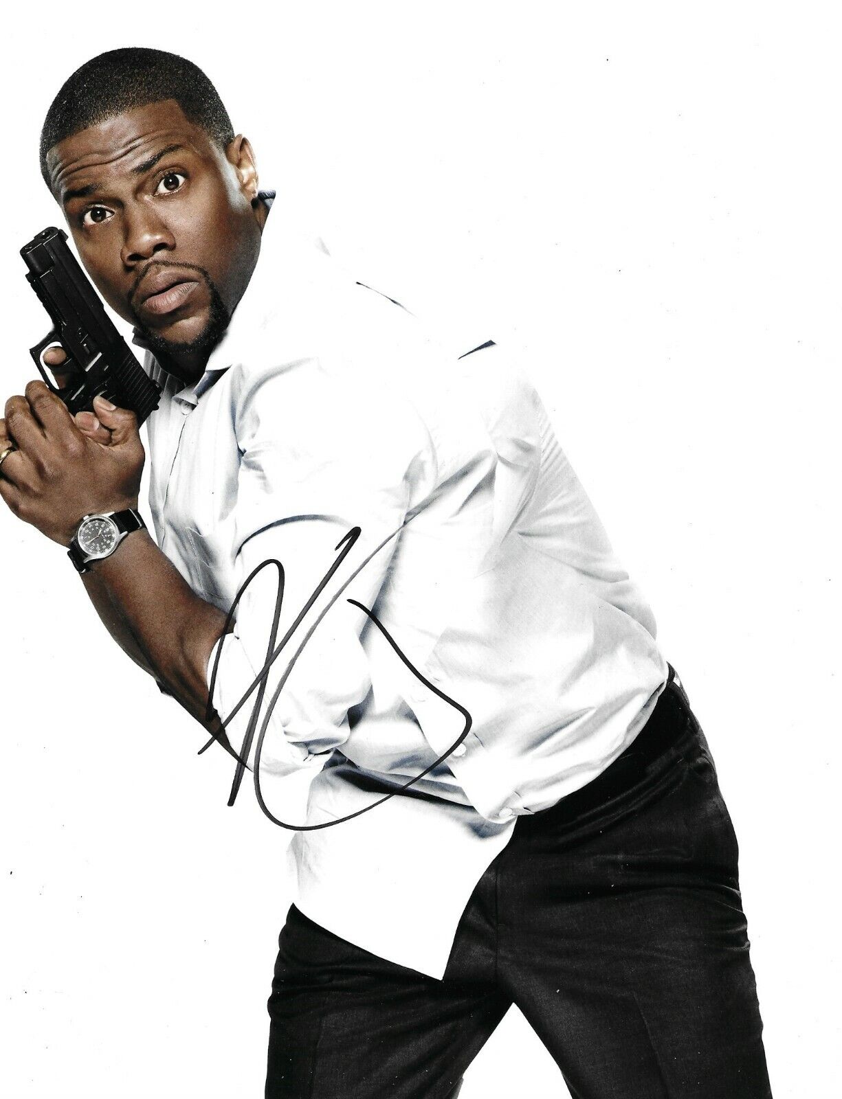 Kevin Hart Signed Central Intelligence 10x8 Photo Poster painting AFTAL
