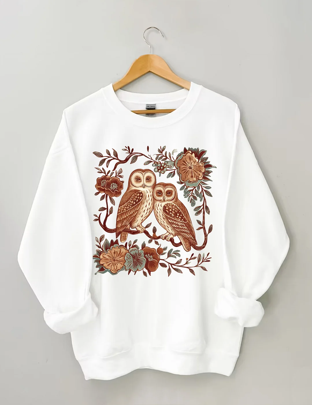Floral & Owl Sweatshirt