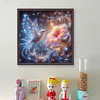 Hummingbird Flowers-14CT Counted Cross Stitch 40*40cm/15.75*15.75in